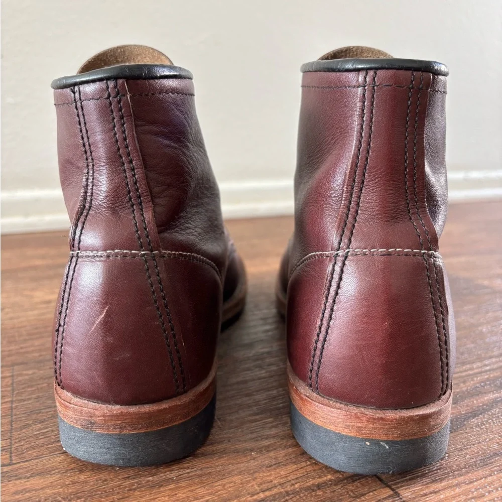 RARE Red Wing Beckman Boots 9011 in Black Cherry Featherstone Leather 7.5